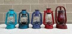 Group of 5 Camp/Barn Lanterns Incl. Dietz