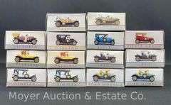 Group of Miniature Model Cars, Most With Boxes