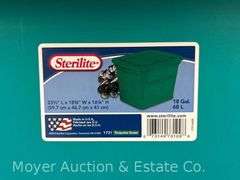 (10) Sterilite 18 Gallon Storage Totes with Lids