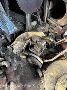 (3) Vintage Push Lawn Mowers & Onan Generator