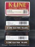(3) Asst. K-Line Freight Cars, with Original Boxes