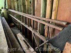 Antique 40’ Wooden Extension Ladder