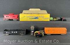 Group of American Flyer S Gauge Cars, Track, Etc.