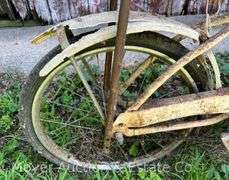 Vintage Banana Seat Bike, Rusty
