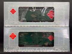 (2) AristoCraft G Scale Reefer Cars, No. 46220 and 46601, with Original Boxes