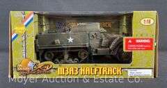 21st Century Toys US M3A3 Halftrack, 1:18 Scale Plastic Tank Model, with Original Box
