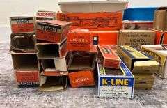 Group of Asst. Train BOXES ONLY, Most Lionel