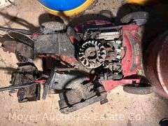 Toro Push Mower and Tow-behind Garden Cart with Other Parts Mower