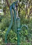 Myers Well Pump, Restored, on Wood Base
