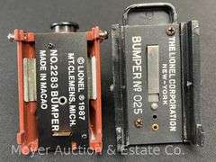 Group of Lionel Bumpers, Barrels, TMCC Direct Lockon No. 34120 (Sealed in Plastic), Etc.