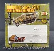21st Century Toys WW2 German Halftrack, 1:18 Scale Plastic Tank Model, with Original Box
