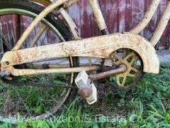 Vintage Banana Seat Bike, Rusty
