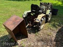 Pasquali 988 Italian Articulating Tractor with Loader, Blade and Box, 259 Hours