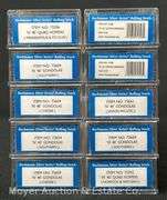 (10) Asst. Bachmann N Scale Premium Silver Series Freight Cars, with Original Plastic Cases