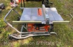 Rigid 10” Table Saw with Folding Stand