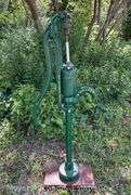 Myers Well Pump, Restored, on Wood Base
