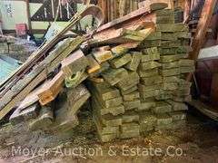 65 Rough Sawn Boards with Other Wood, Approx. 16’x6”x2”