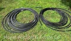 Group of 1” Black Poly Tubing