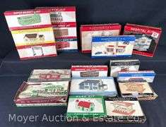Group of Scale Plasticville Buildings in Original Boxes