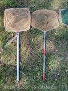 Group of Aluminum Handle Fish Nets