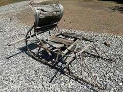 Wooden Sleigh Frame, See Pictures for Condition, Approx. 39" Wide x 72" Long