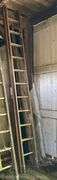 Wooden 20ft. Extension Ladder, older