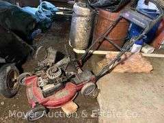 Toro Push Mower and Tow-behind Garden Cart with Other Parts Mower