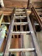 Wooden 20ft. Extension Ladder, older
