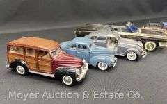 (8) Asst. Model Cars, 5"-10" Long
