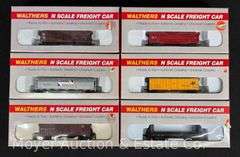 (6) Walthers N Scale Freight Cars, with Original Boxes
