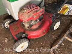 Toro Push Mower and Tow-behind Garden Cart with Other Parts Mower