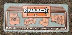 Knaack Authorized Stocking Distributor Sign, Plastic, 14"x32"