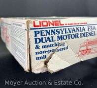 Lionel No. 8970 Pennsylvania F3 ABA Diesel Locomotive Set, with Original Box