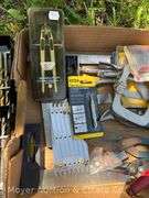 Group of Asst. Hand Tools, Drill Bits, Bottle Jack, Tin Snips, Etc.