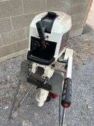 1988 Johnson 4.0hp 2 Stroke Outboard Motor, with 3gal. Plastic Gas Tank, Model #J4RCCS, Turns Over