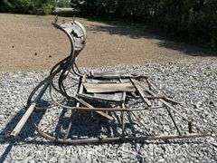 Wooden Sleigh Frame, See Pictures for Condition, Approx. 39" Wide x 72" Long