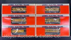 (6) Lionel Union Pacific Passenger Cars, No. 9545-9549 and 7210, with Original Boxes