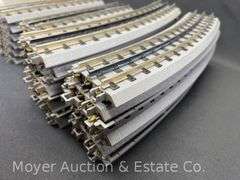(17) MTH FastTrack Straight Track Sections and (16) MTH FastTrack Curved Track Sections