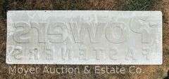 Powers Fasteners Metal Sign, Single Sided, 17"x48"