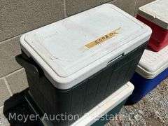 4 Picnic Coolers: Igloo 48, Igloo 'Picnic Basket', Igloo Polar 6, and Coleman Polylite 28 #5277