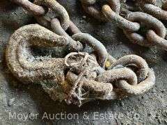 Chain with Hooks on Both Ends, Rusty, 16' Long