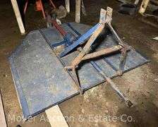 3Pt. Brush Hog, 6’ Wide, Maker Unknown, (3pt. Bracket Needs Welding)
