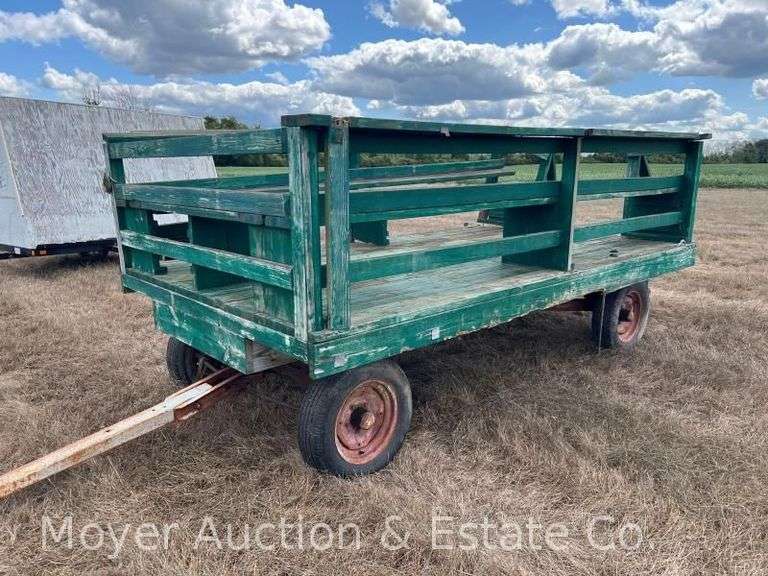 Hayride Wooden Wagon on Running Gear,  12' x 7' Bed image
