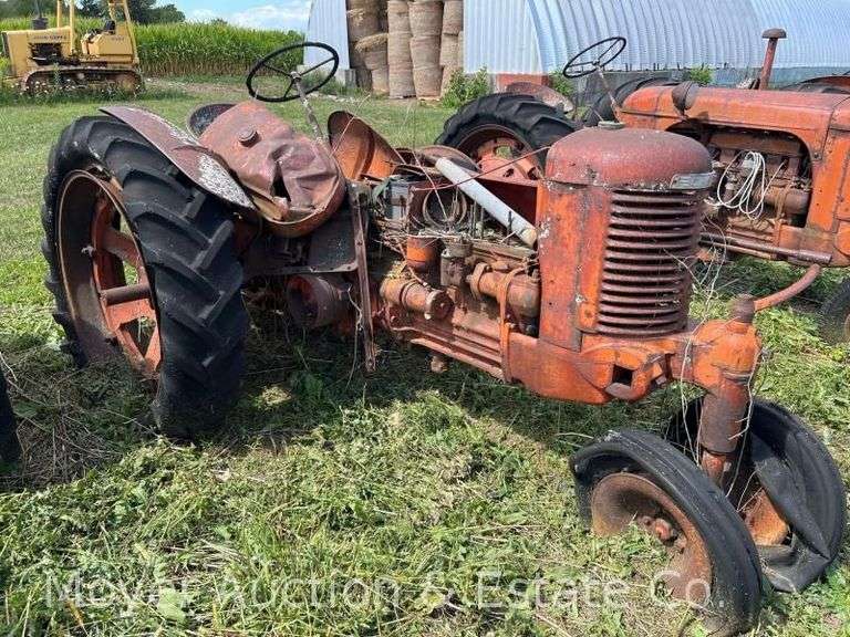 Case Tractor, Head Removed, Hood Missing, Gas Tank Off image