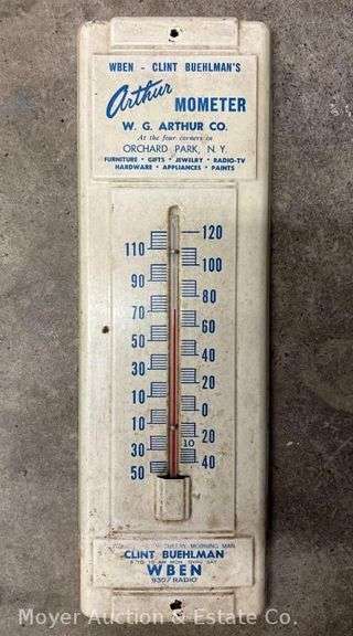 Vintage Advertising Thermometer, Orchard Park NY, 14"h image