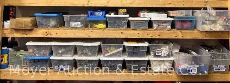 Group of Household, Pegboard Hooks, Tape. Zip Ties, Etc. image