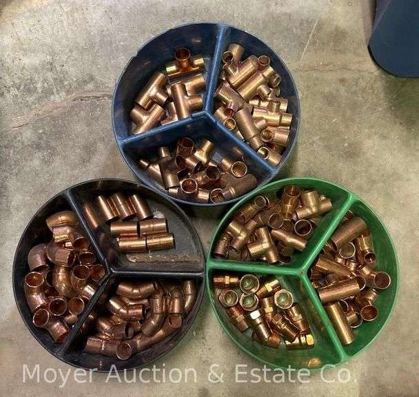 Group of Asst. Copper Pipe Fittings image
