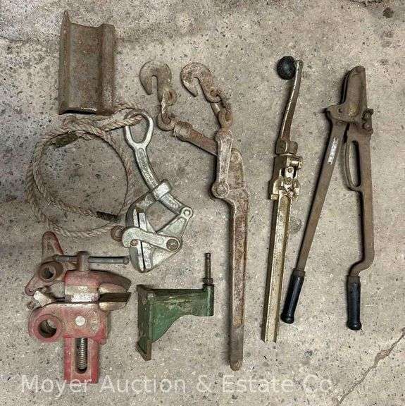 Come Along, Railroad Rail, Vise, Etc. image