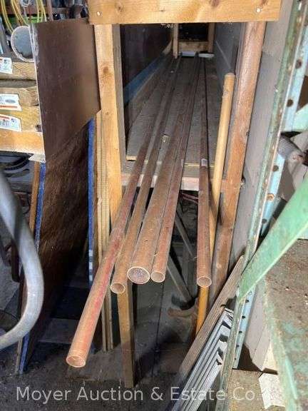 (5) Copper Pipes, Approx. 10' Long image
