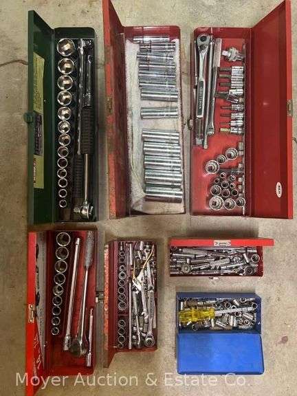 Group of Asst. Sockets and Wrenches image